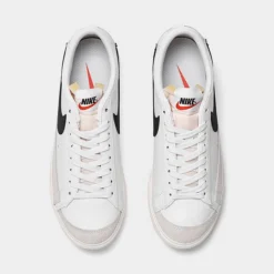 Women's Nike Blazer Low Platform Casual Shoes White/Sail/Team Orange/Black - DJ0292 101 -Sports Fashion DJ0292 101 P5
