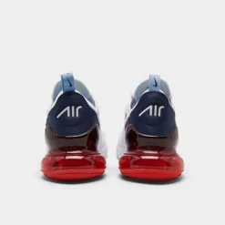 Men's Nike Air Max 270 Casual Shoes White/Midnight Navy/Psychic Blue/Chile Red - DJ5172 100 -Sports Fashion DJ5172 100 P4