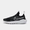 Big Kids' Nike Flex Runner 2 Running Shoes Black/White/Photo Blue/University Gold - DJ6038 002