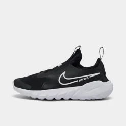 Big Kids' Nike Flex Runner 2 Running Shoes Black/White/Photo Blue/University Gold - DJ6038 002
