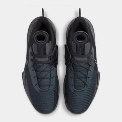 Men's Nike Precision 6 FlyEase Basketball Shoes Black/Black/Anthracite - DJ7552 001 -Sports Fashion DJ7552 001 P5