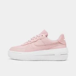 Women's Nike Air Force 1 PLT.AF.ORM Casual Shoes Pink Oxford/Light Soft Pink/White - DJ9946 602
