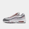 Men's Nike Air Max 95 Casual Shoes Vast Grey/Cool Grey/Summit White/Red Stardust - DM0011 008