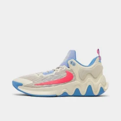 Nike Giannis Immortality 2 Basketball Shoes Coconut Milk/University Blue/Light Orewood Brown/Hot Punch - DM0825 103