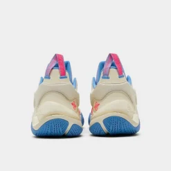 Nike Giannis Immortality 2 Basketball Shoes Coconut Milk/University Blue/Light Orewood Brown/Hot Punch - DM0825 103 -Sports Fashion DM0825 103 P4