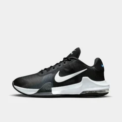 Nike Air Max Impact 4 Basketball Shoes Black/Anthracite/Racer Blue/White - DM1124 001