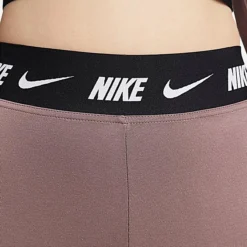 Women's Nike Sportswear Club High-Waisted Leggings Plum Eclipse/Black - DM4651 291 -Sports Fashion DM4651 291 M4