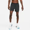 Men's Nike Dri-FIT Stride 5-Inch Brief-Lined Running Shorts Black/Black/Reflective Silver - DM4755 010