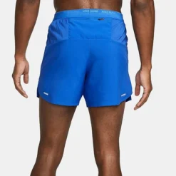 Men's Nike Dri-FIT Stride 5-Inch Brief-Lined Running Shorts Game Royal/Black/Reflective Silver - DM4755 480 -Sports Fashion DM4755 480 M3