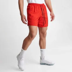 Men's Nike Dri-FIT Stride 7-Inch Brief-Lined Running Shorts University Red/Black/Reflective Silver - DM4761 657 -Sports Fashion DM4761 657 M3