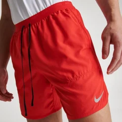 Men's Nike Dri-FIT Stride 7-Inch Brief-Lined Running Shorts University Red/Black/Reflective Silver - DM4761 657 -Sports Fashion DM4761 657 M5