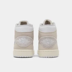 Nike Air Jordan Retro 1 Mid SE Craft Casual Shoes White/Light Orewood Brown/Tech Grey/Sail - DM9652 120 9 Nike Air Jordan Retro 1 Mid SE Craft Casual Shoes White/Light Orewood Brown/Tech Grey/Sail - DM9652 120 -Sports Fashion DM9652 120 P4