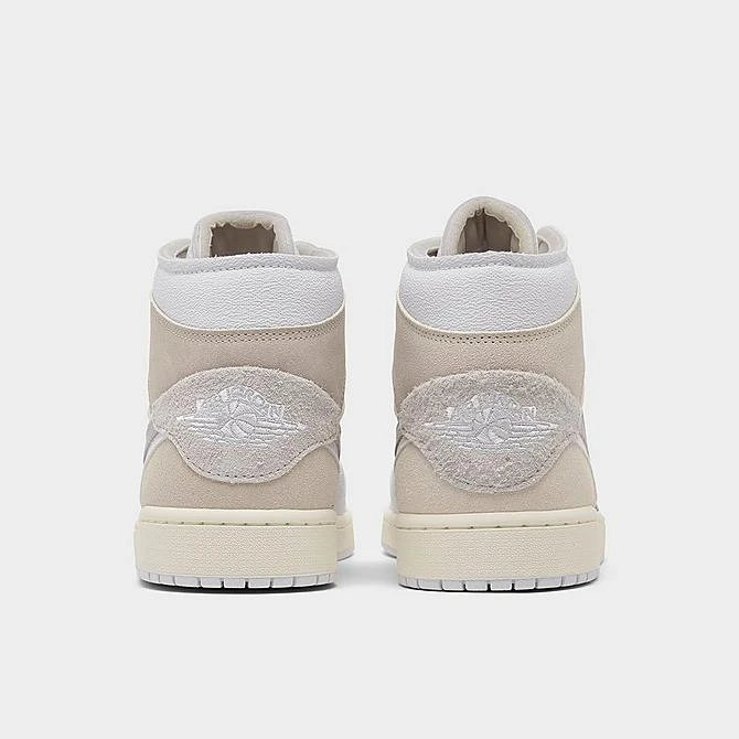 Nike Air Jordan Retro 1 Mid SE Craft Casual Shoes White/Light Orewood Brown/Tech Grey/Sail - DM9652 120 4 Nike Air Jordan Retro 1 Mid SE Craft Casual Shoes White/Light Orewood Brown/Tech Grey/Sail - DM9652 120 - Image 4