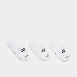 Nike Everyday Plus Cushioned Footie Socks (3-Pack) White/Black - DN3314 100 -Sports Fashion DN3314 100 P4