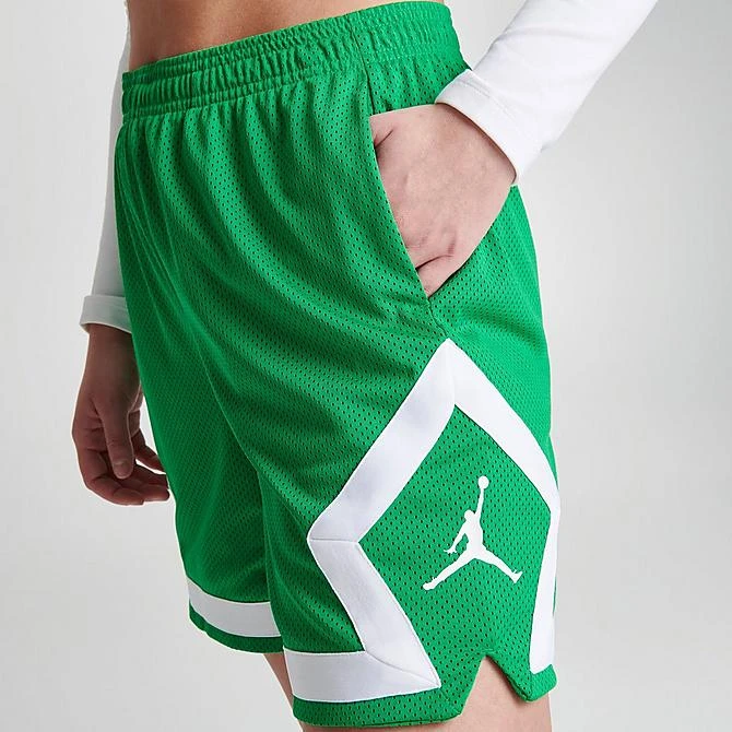 Nike Women's Jordan Heritage Diamond Shorts Lucky Green/White - DO5032 310 5 Nike Women's Jordan Heritage Diamond Shorts Lucky Green/White - DO5032 310 - Image 5