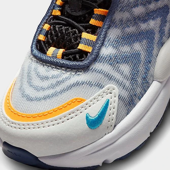 Kids' Toddler Nike Air Max TW Stretch Lace Casual Shoes Summit White/Blue Lightning/Laser Orange/Diffused Blue - DQ0298 102 3 Kids' Toddler Nike Air Max TW Stretch Lace Casual Shoes Summit White/Blue Lightning/Laser Orange/Diffused Blue - DQ0298 102 - Image 3