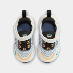 Kids' Toddler Nike Air Max TW Stretch Lace Casual Shoes Summit White/Blue Lightning/Laser Orange/Diffused Blue - DQ0298 102 10 Kids' Toddler Nike Air Max TW Stretch Lace Casual Shoes Summit White/Blue Lightning/Laser Orange/Diffused Blue - DQ0298 102 -Sports Fashion DQ0298 102 P5