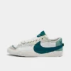 Women's Nike Blazer Low '77 Jumbo Casual Shoes Summit White//Geode Teal/Sea Glass/Mineral - DQ1470 106