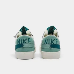 Women's Nike Blazer Low '77 Jumbo Casual Shoes Summit White//Geode Teal/Sea Glass/Mineral - DQ1470 106 -Sports Fashion DQ1470 106 P4