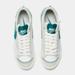Women's Nike Blazer Low '77 Jumbo Casual Shoes Summit White//Geode Teal/Sea Glass/Mineral - DQ1470 106 -Sports Fashion DQ1470 106 P5