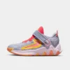 Little Kids’ Nike Giannis Immortality 2 Basketball Shoes Hot Punch/University Blue/Pink Foam/Laser Orange - DQ1942 600