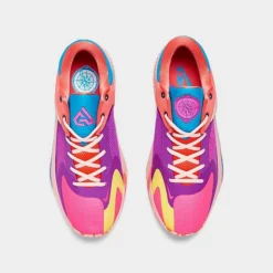 Nike Zoom Freak 4 Basketball Shoes Vivid Purple/Laser Blue/Hyper Pink - DQ3824 500 -Sports Fashion DQ3824 500 P5