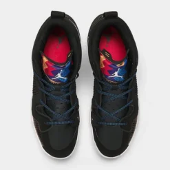 Nike Air Jordan XXXVII Low Basketball Shoes Black/University Red/Bright Concord/White - DQ4122 061 -Sports Fashion DQ4122 061 P5