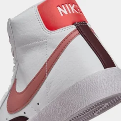 Women's Nike Blazer Mid '77 Next Nature Casual Shoes White/Night Maroon/Siren Red/Red Stardust - DQ4124 105 -Sports Fashion DQ4124 105 P3