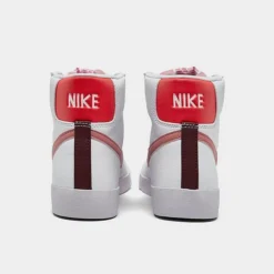 Women's Nike Blazer Mid '77 Next Nature Casual Shoes White/Night Maroon/Siren Red/Red Stardust - DQ4124 105 -Sports Fashion DQ4124 105 P4