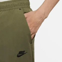 Men's Nike Sportswear Tech Essentials Lined Commuter Pants Medium Olive/Black - DQ4343 222 -Sports Fashion DQ4343 222 M5