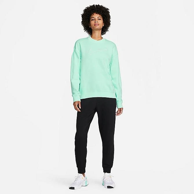 Women's Nike Dri-FIT Get Fit Graphic Crewneck Sweatshirt Mint Foam/White - DQ5542 379 3 Women's Nike Dri-FIT Get Fit Graphic Crewneck Sweatshirt Mint Foam/White - DQ5542 379 - Image 3
