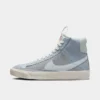 Big Kids' Nike Blazer Mid '77 SE Dance Casual Shoes Blue Whisper/Sail/Black/Football Grey - DQ6084 401