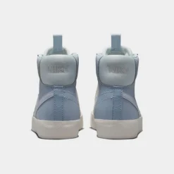 Big Kids' Nike Blazer Mid '77 SE Dance Casual Shoes Blue Whisper/Sail/Black/Football Grey - DQ6084 401 9 Big Kids' Nike Blazer Mid '77 SE Dance Casual Shoes Blue Whisper/Sail/Black/Football Grey - DQ6084 401 -Sports Fashion DQ6084 401 P4