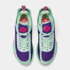 Nike Big Kids' Jordan Luka 1 Basketball Shoes Mint Foam/Racer Pink/Court Purple - DQ6513 305 -Sports Fashion DQ6513 305 P5