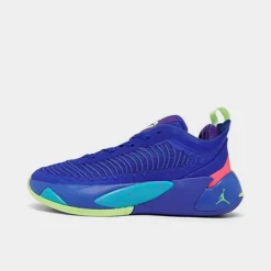 Nike Big Kids' Jordan Luka 1 Basketball Shoes Racer Blue/Ghost Green/Racer Pink - DQ6513 436