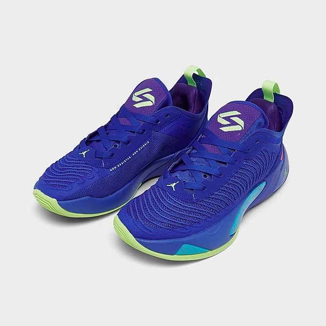 Nike Big Kids' Jordan Luka 1 Basketball Shoes Racer Blue/Ghost Green/Racer Pink - DQ6513 436 2 Nike Big Kids' Jordan Luka 1 Basketball Shoes Racer Blue/Ghost Green/Racer Pink - DQ6513 436 - Image 2