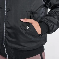 Nike Men's Jordan Essentials Statement Varsity Jacket Black/Sail - DQ7344 010 -Sports Fashion DQ7344 010 M6