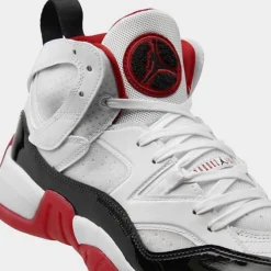 Nike Big Kids' Jordan Jumpman Two Trey Basketball Shoes White/Black/Gym Red - DQ8431 106 -Sports Fashion DQ8431 106 P3