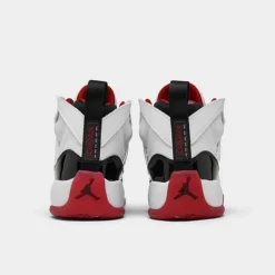 Nike Big Kids' Jordan Jumpman Two Trey Basketball Shoes White/Black/Gym Red - DQ8431 106 -Sports Fashion DQ8431 106 P4