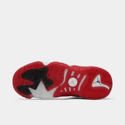 Nike Big Kids' Jordan Jumpman Two Trey Basketball Shoes White/Black/Gym Red - DQ8431 106 -Sports Fashion DQ8431 106 P6