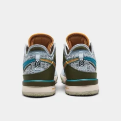 Nike Zoom LeBron NXXT Gen Basketball Shoes Blue Tint/Guava Ice/Medium Olive/Teal Nebula - DR8784 400 -Sports Fashion DR8784 400 P4