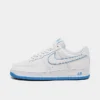 Men's Nike Air Force 1 Low Casual Shoes White/White/University Blue - DV0788 101