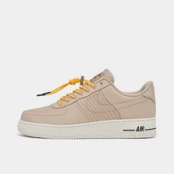 Men's Nike Air Force 1 '07 LV8 SE Nike Moving Company Casual Shoes Sanddrift/Sail/Citron Pulse/Hemp - DV0794 100