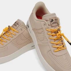 Men's Nike Air Force 1 '07 LV8 SE Nike Moving Company Casual Shoes Sanddrift/Sail/Citron Pulse/Hemp - DV0794 100 -Sports Fashion DV0794 100 P3