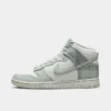 Nike Dunk High Retro SE Plaid Casual Shoes Summit White/Light Silver/Light Green - DV0826 100