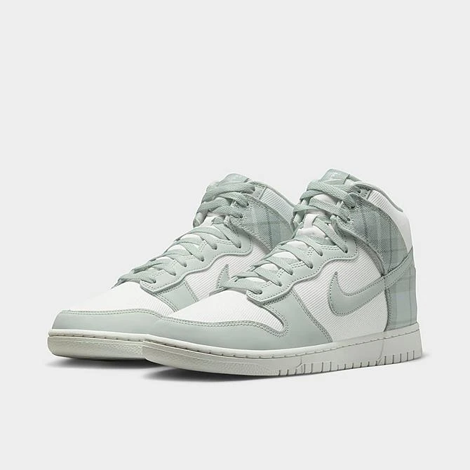 Nike Dunk High Retro SE Plaid Casual Shoes Summit White/Light Silver/Light Green - DV0826 100 2 Nike Dunk High Retro SE Plaid Casual Shoes Summit White/Light Silver/Light Green - DV0826 100 - Image 2