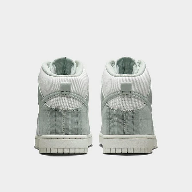 Nike Dunk High Retro SE Plaid Casual Shoes Summit White/Light Silver/Light Green - DV0826 100 4 Nike Dunk High Retro SE Plaid Casual Shoes Summit White/Light Silver/Light Green - DV0826 100 - Image 4