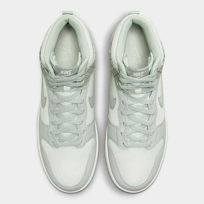 Nike Dunk High Retro SE Plaid Casual Shoes Summit White/Light Silver/Light Green - DV0826 100 5 Nike Dunk High Retro SE Plaid Casual Shoes Summit White/Light Silver/Light Green - DV0826 100 - Image 5