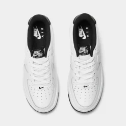 Big Kids' Nike Air Force 1 ESS Casual Shoes White/Black Outsole - DV1331 100 10 Big Kids' Nike Air Force 1 ESS Casual Shoes White/Black Outsole - DV1331 100 -Sports Fashion DV1331 100 P5