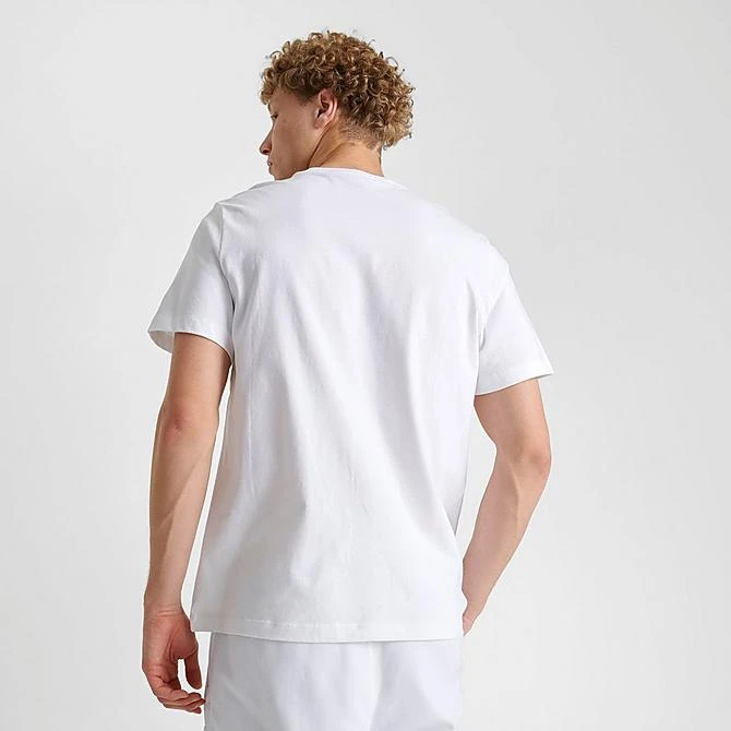 Nike Men's Jordan Air Stretch T-Shirt White/Black/Gym Red - DV1445 100 4 Nike Men's Jordan Air Stretch T-Shirt White/Black/Gym Red - DV1445 100 - Image 4